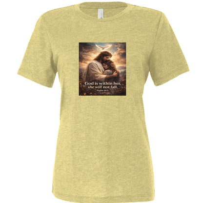 Pale Yellow Triblend - FRONT