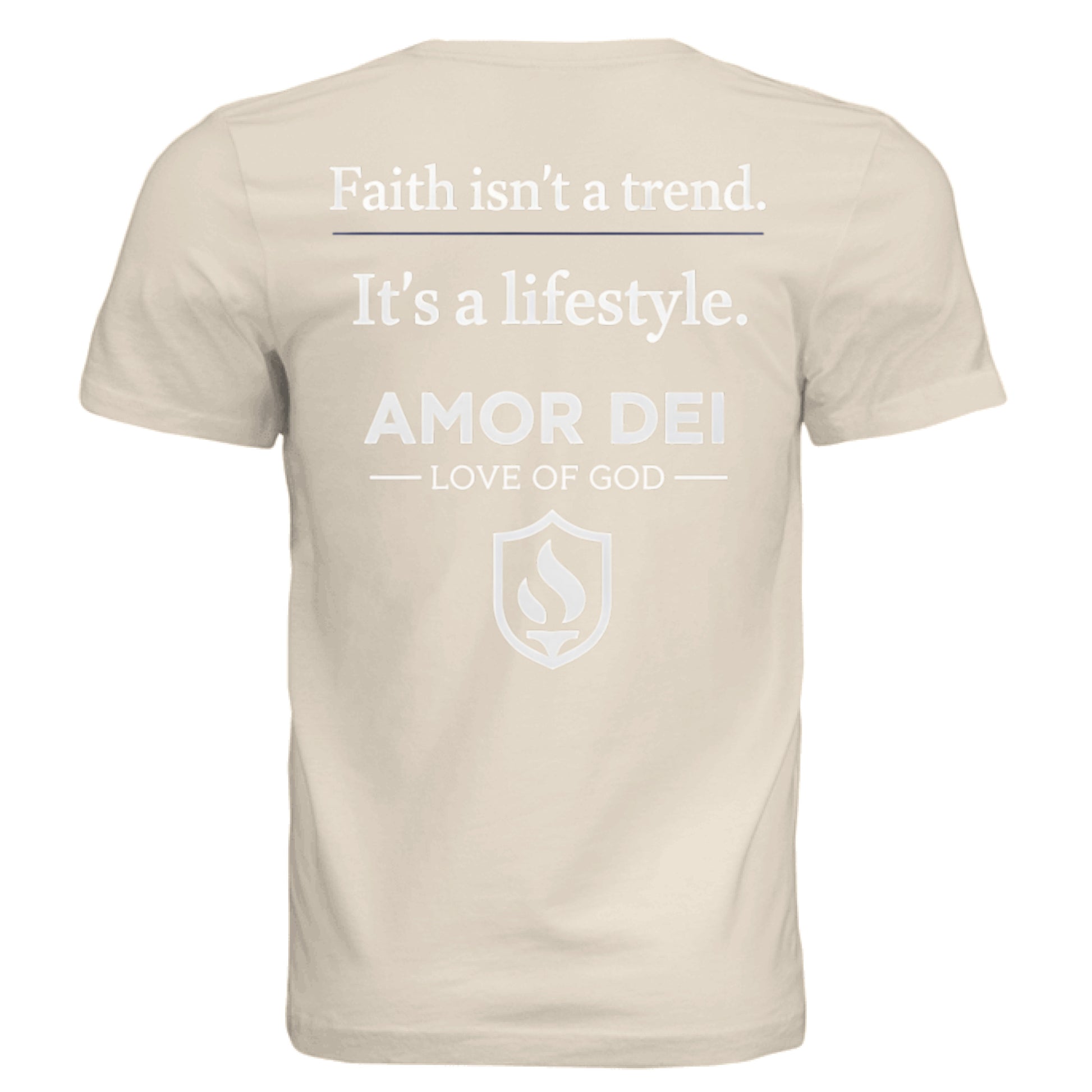 Solid Natural Triblend - BACK