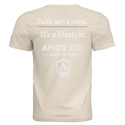 Solid Natural Triblend - BACK