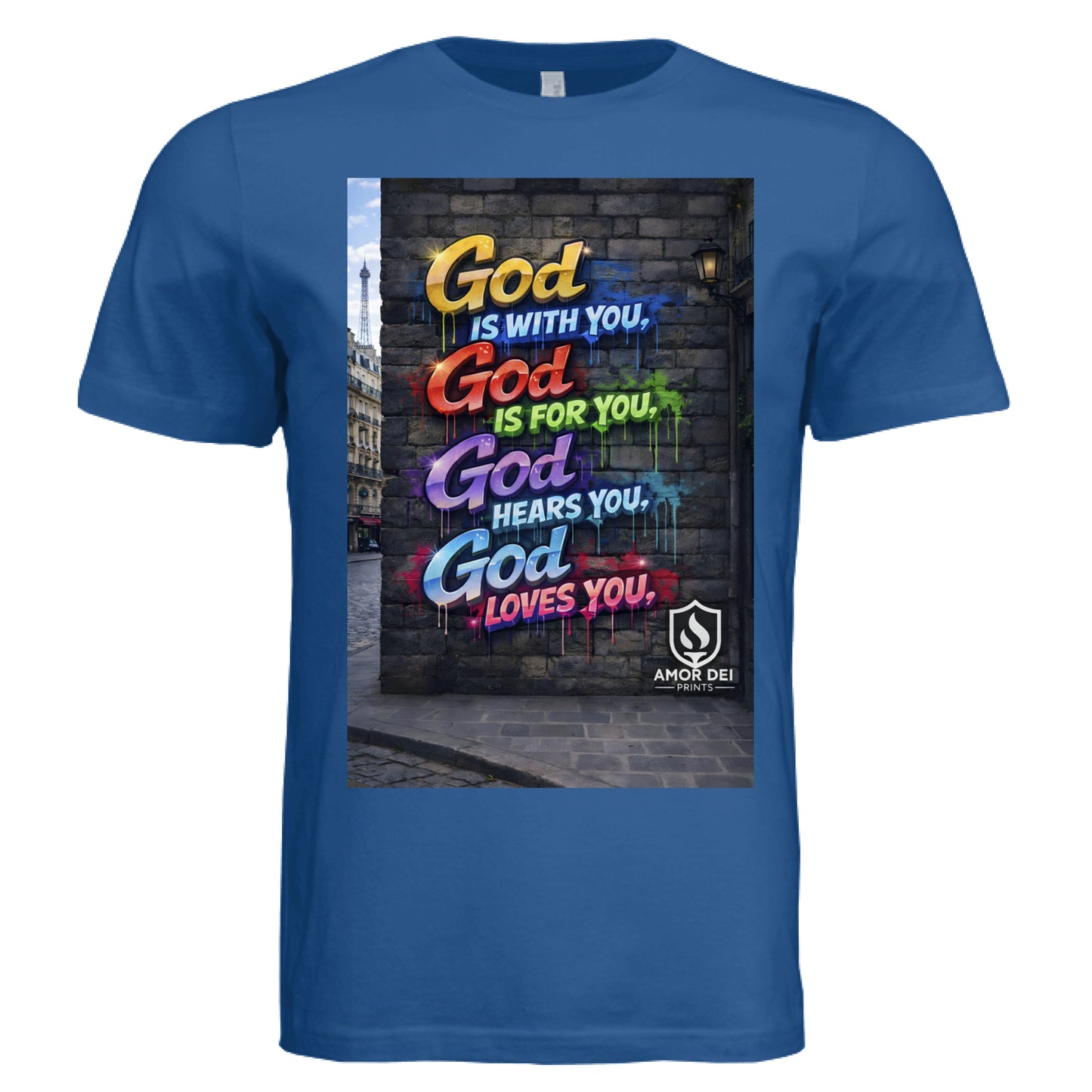 Solid True Royal Triblend - FRONT