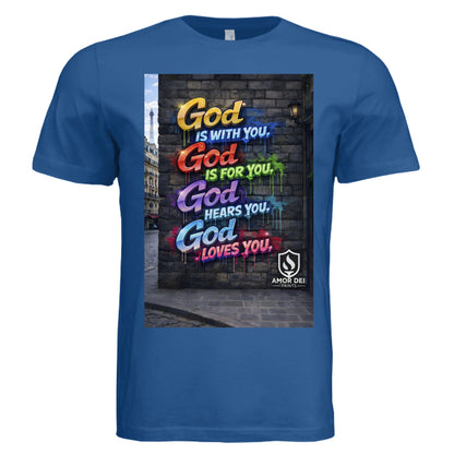 Solid True Royal Triblend - FRONT