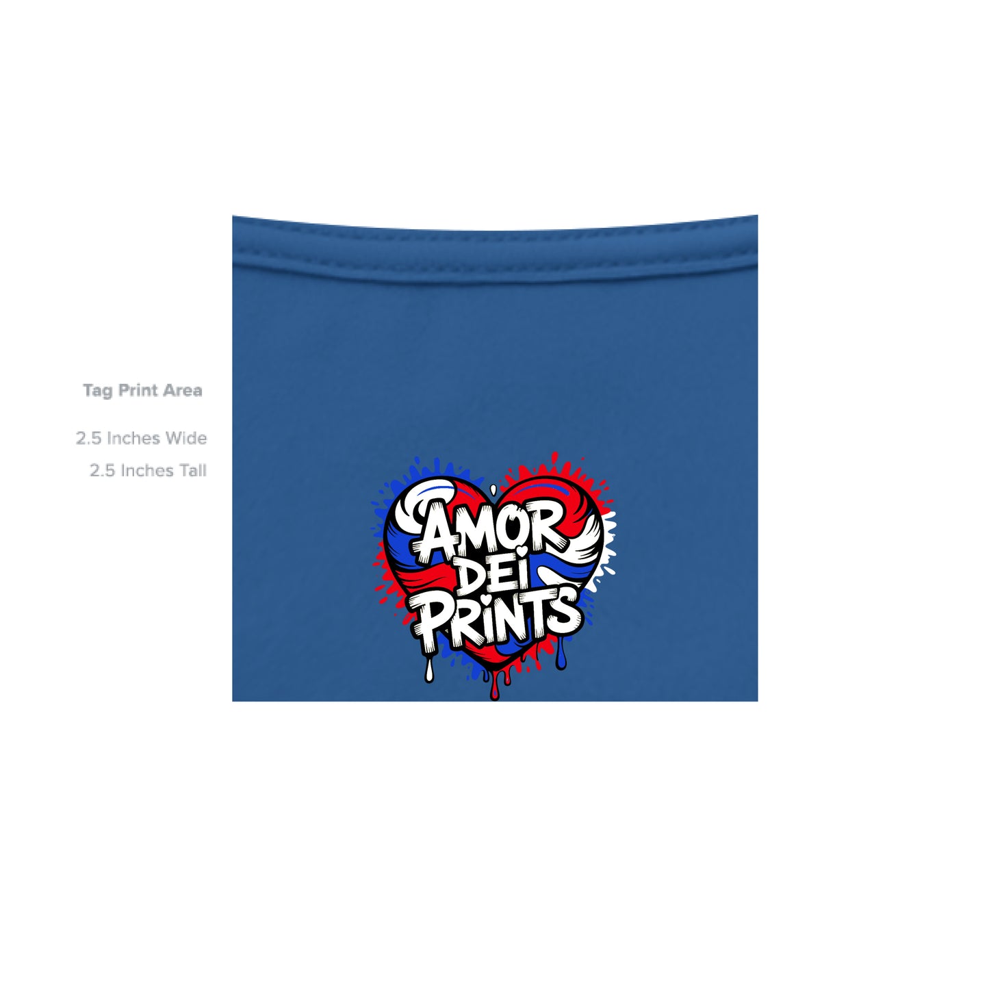 Solid True Royal Triblend - INSIDE_TAG_LINE