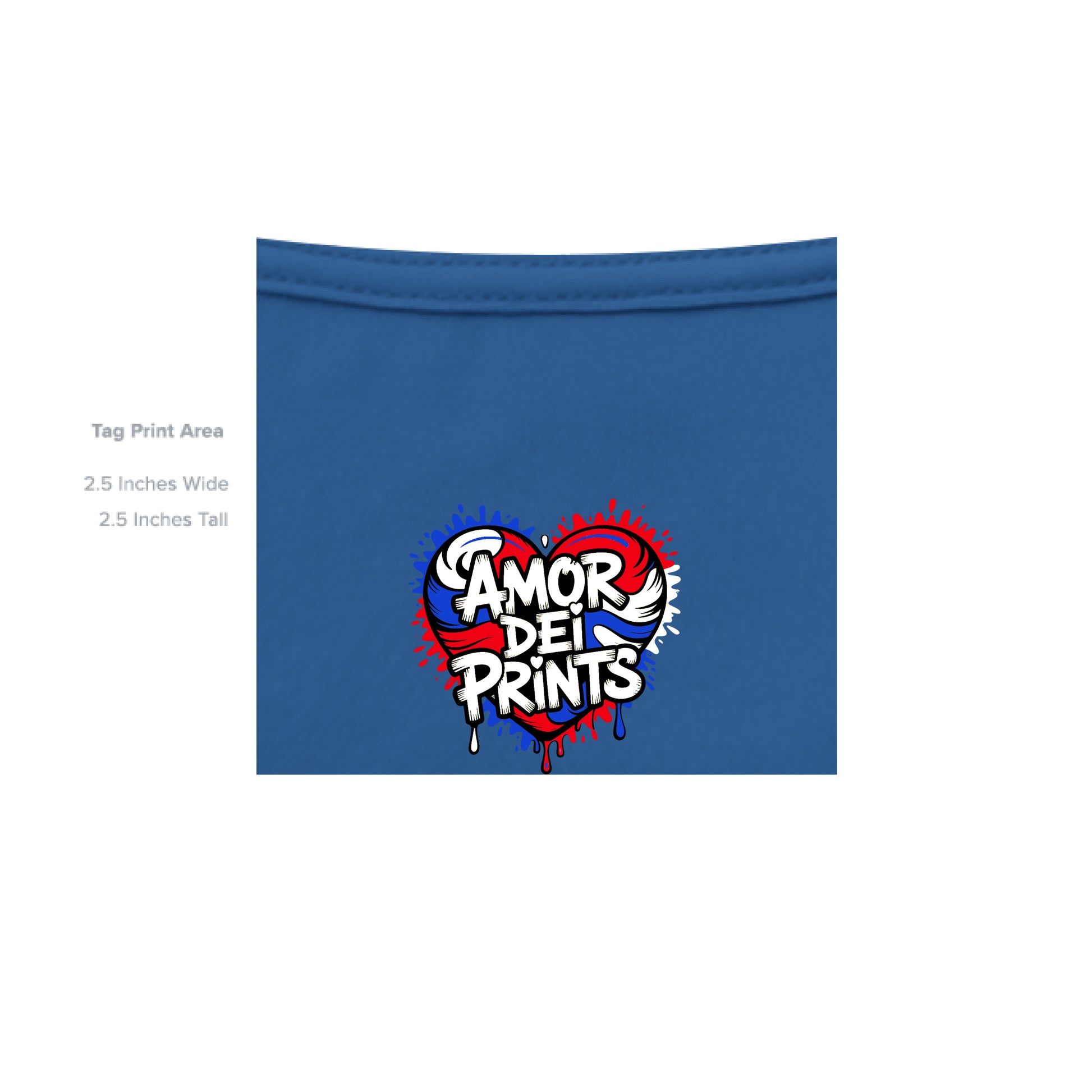 Solid True Royal Triblend - INSIDE_TAG_LINE