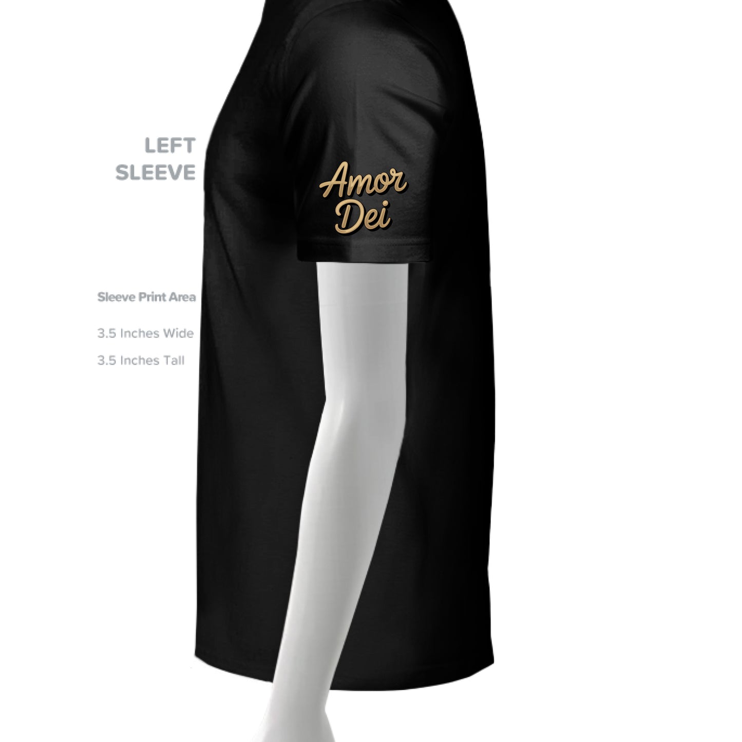SLD BLK TRIBLEND - SLEEVE_LEFT