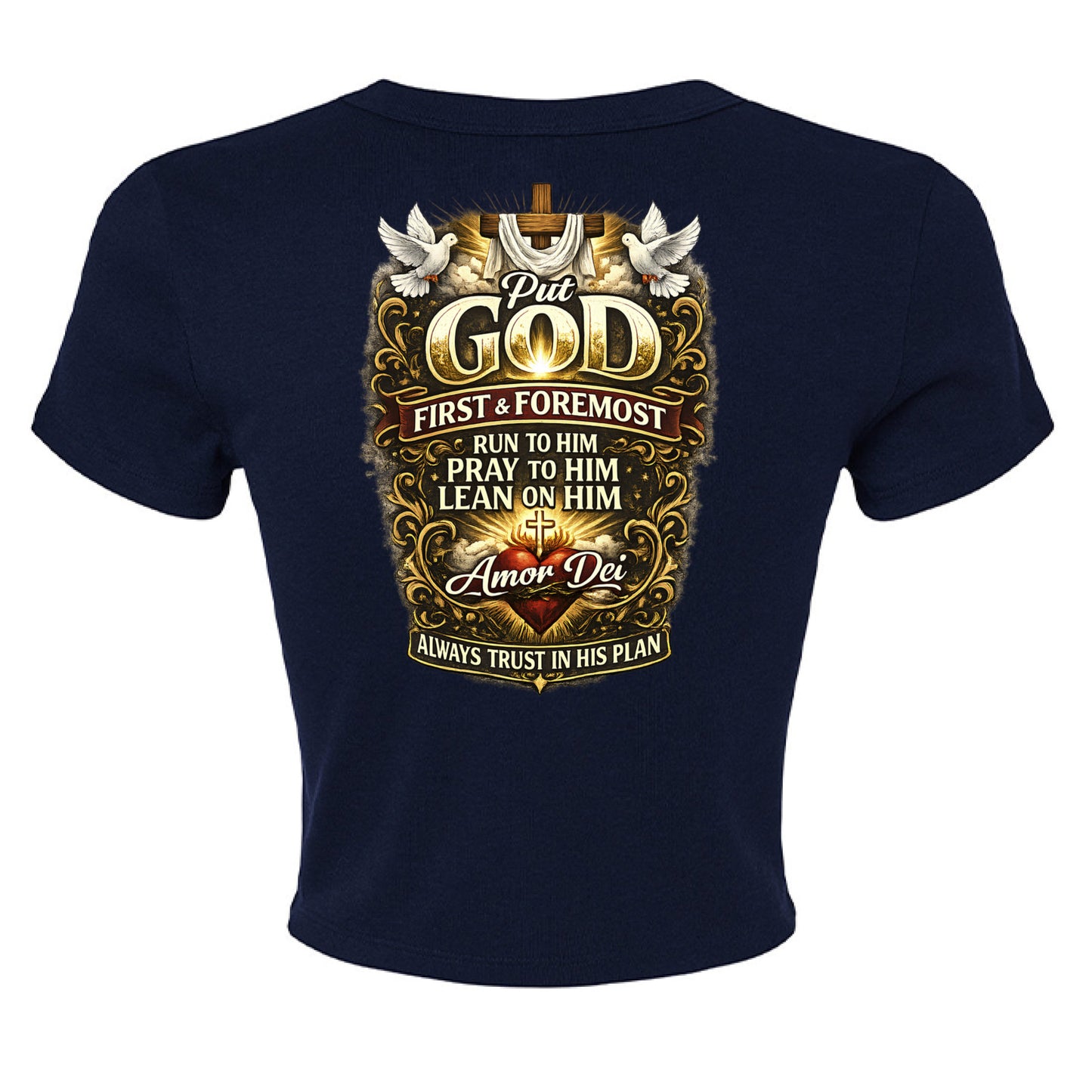 SOLID NAVY BLEND - BACK