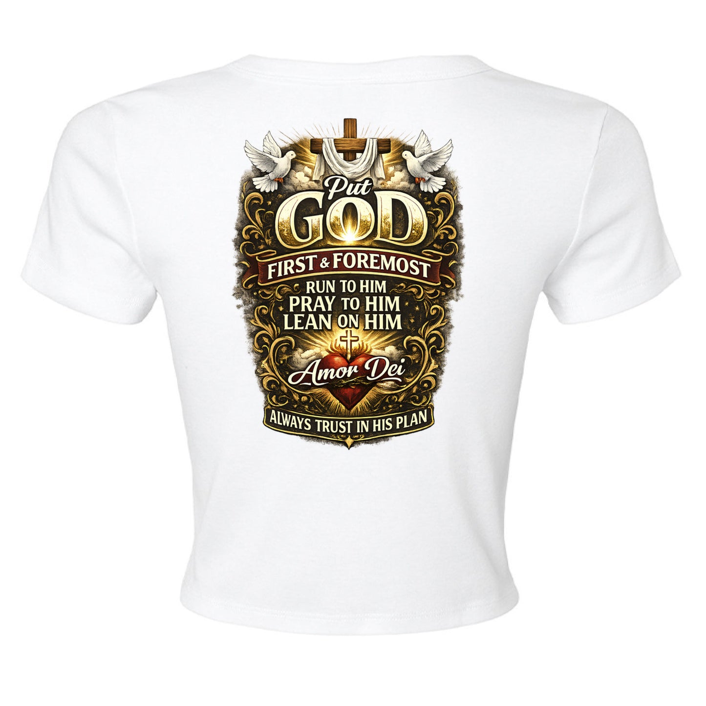 SOLID WHT BLEND - BACK