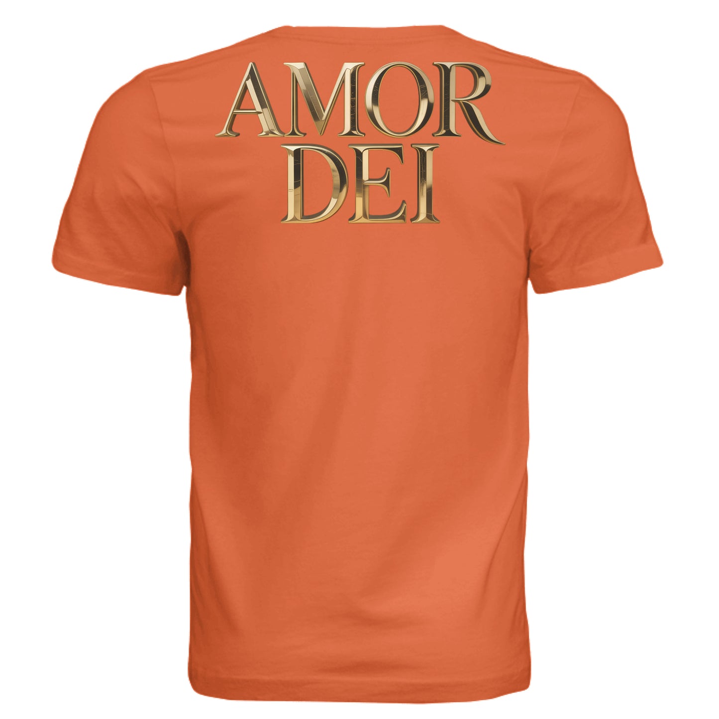 Solid Orange Triblend - BACK