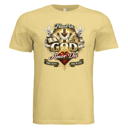 Pale Yellow Triblend - FRONT