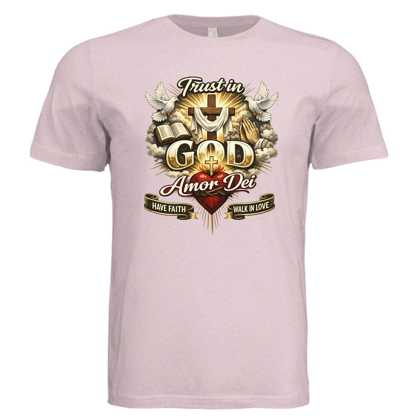 Pink Triblend - FRONT