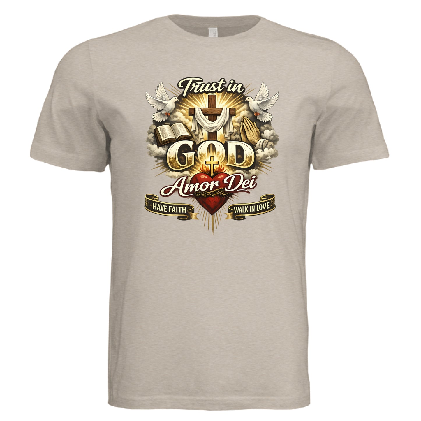 Tan Triblend - FRONT