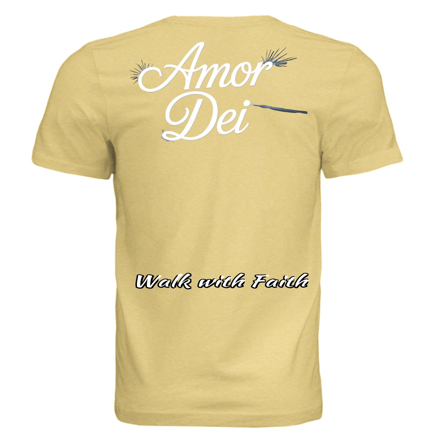 Pale Yellow Triblend - BACK