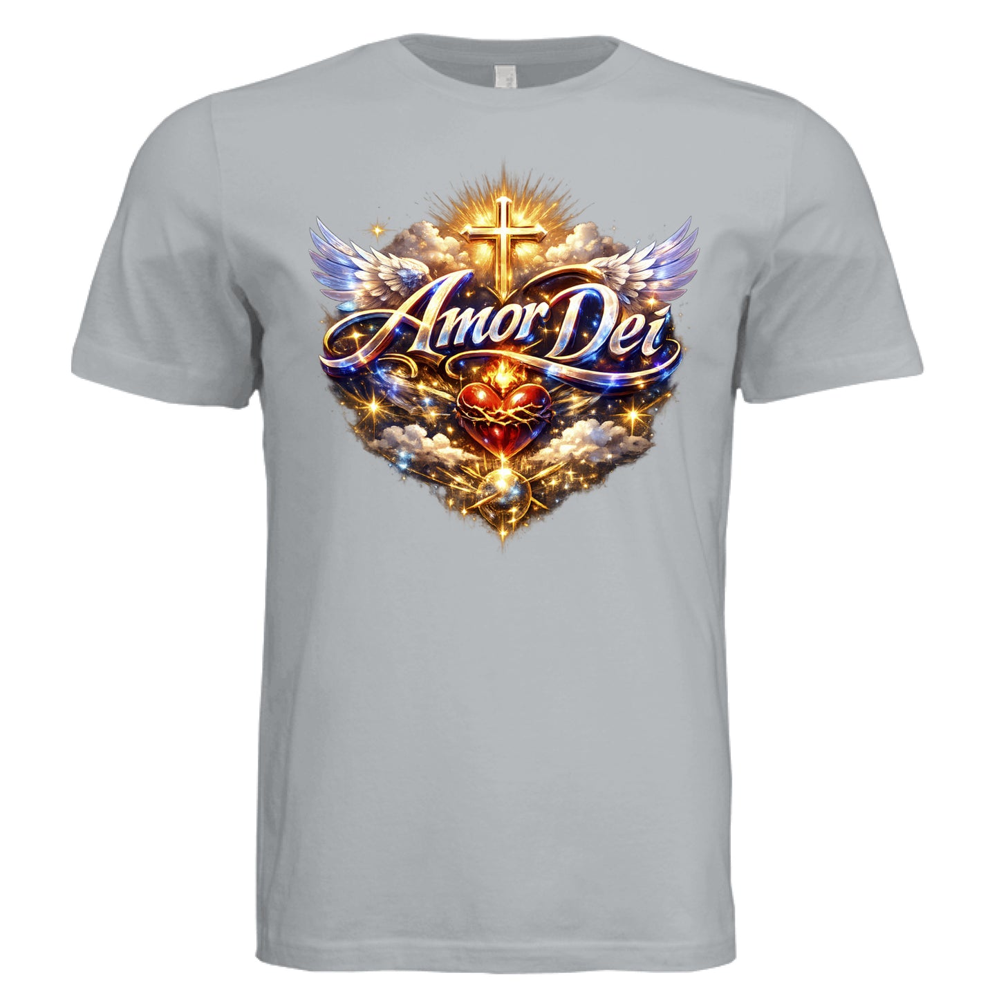 Solid Silver Triblend - FRONT